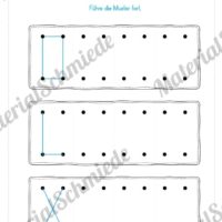 Übung für die Vorschule: Muster fortführen - Punkte verbinden (Vorschau 02)