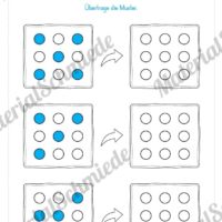 Übung für die Vorschule: Muster (Punkte) übertragen (Vorschau 03)