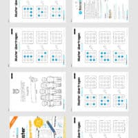 Übung für die Vorschule: Muster (Punkte) übertragen (Überblick)