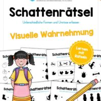 Schattenrätsel (10 Arbeitsblätter)