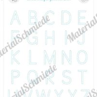 Schneideübungen für Kinder: Alle Buchstaben