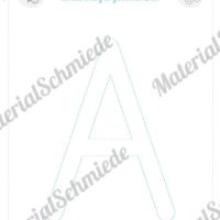 Schneideübungen für Kinder: Buchstabe A
