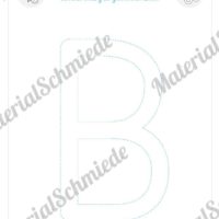 Schneideübungen für Kinder: Buchstabe B