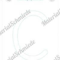 Schneideübungen für Kinder: Buchstabe C