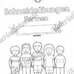 Schneideübungen für Kinder: Formen (Deckblatt)