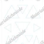 Schneideübungen für Kinder: Formen (Dreiecke)