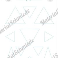 Schneideübungen für Kinder: Formen (Dreiecke)