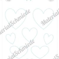 Schneideübungen für Kinder: Formen (Herzen)