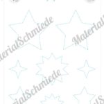 Schneideübungen für Kinder: Formen (Sterne)