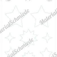Schneideübungen für Kinder: Formen (Sterne)