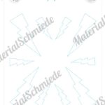 Schneideübungen für Kinder: Formen (Blitze)