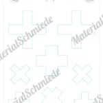 Schneideübungen für Kinder: Formen (Kreuze)