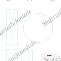 Schneideübungen für Kinder: Formen (Sonne)