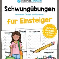 Schwungübungen: Aufgaben zum Einstieg (10 Arbeitsblätter)