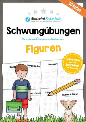 Schwungübungen: Figuren (10 Arbeitsblätter)