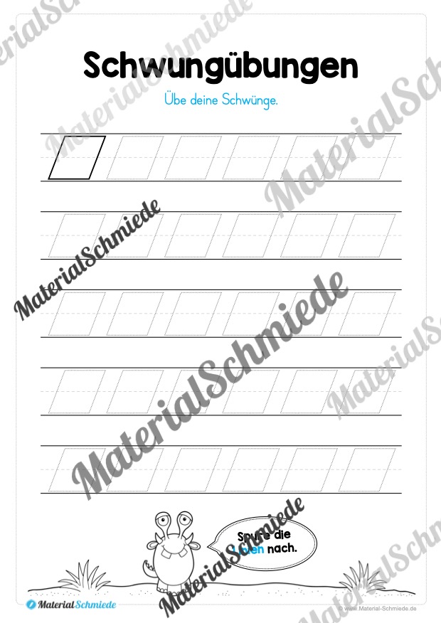 Schwungübungen: Formen (Vorschau 16)