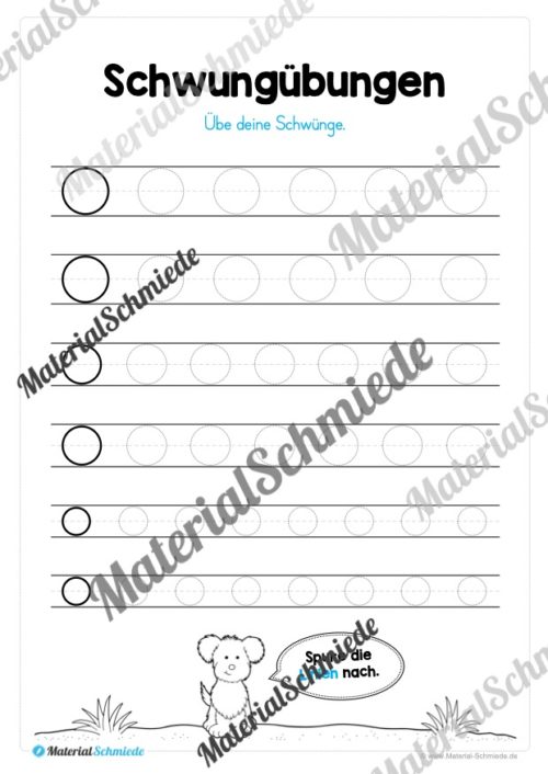 Schwungübungen: Aufgaben für Fortgeschrittene (Vorschau 02)
