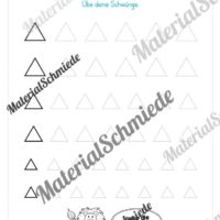 Schwungübungen: Aufgaben für Fortgeschrittene (Vorschau 03 ohne Linien)