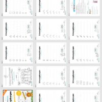 Schwungübungen: Aufgaben für Fortgeschrittene (Überblick ohne Linien)