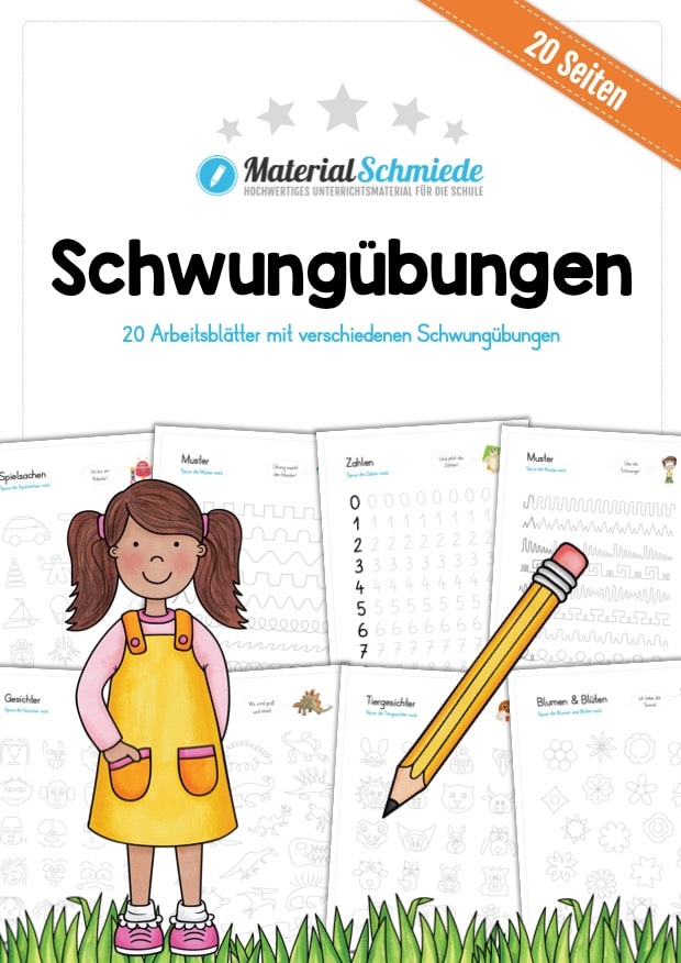 Materialpaket Schwungübungen (20 Seiten)