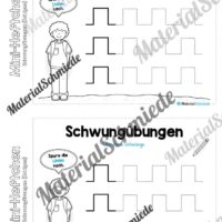 Mini-Heft Schwungübungen: Eckiges (Vorschau 02 ohne Hilfslinien)