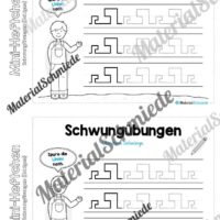 Mini-Heft Schwungübungen: Eckiges (Vorschau 06)