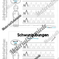 Mini-Heft Schwungübungen: Eckiges (Vorschau 08)
