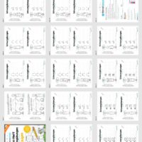 Mini-Heft Schwungübungen: Eckiges (Überblick ohne Hilfslinien)
