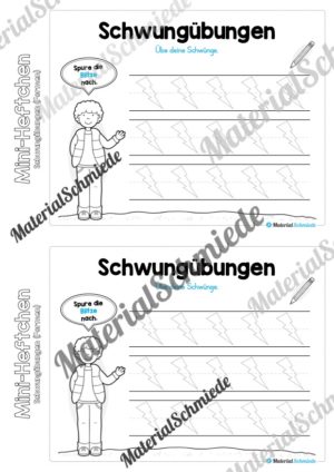 Mini-Heft Schwungübungen: Formen (Vorschau 14)