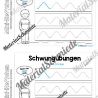 Mini-Heft Schwungübungen: Linien (Vorschau 08)