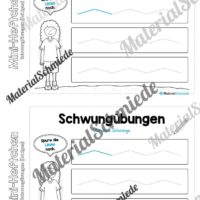 Mini-Heft Schwungübungen: Linien (Vorschau 10)