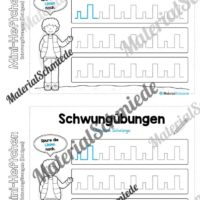 Mini-Heft Schwungübungen: Linien (Vorschau 12)