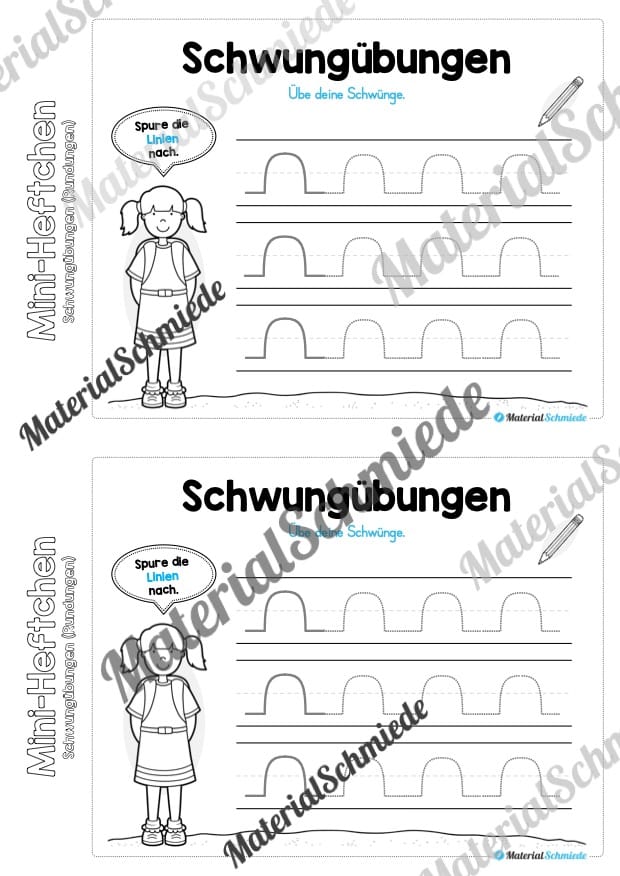 Mini-Heft Schwungübungen: Rundungen (Vorschau 04)