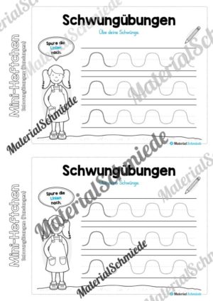 Mini-Heft Schwungübungen: Rundungen (Vorschau 06)