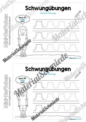 Mini-Heft Schwungübungen: Rundungen (Vorschau 08)