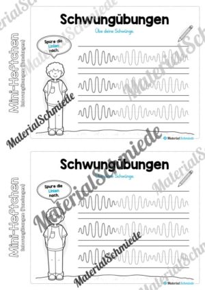 Mini-Heft Schwungübungen: Rundungen (Vorschau 13)