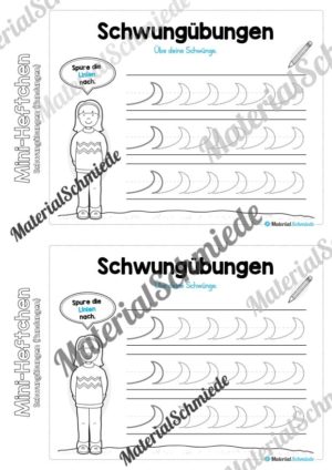 Mini-Heft Schwungübungen: Rundungen (Vorschau 14)