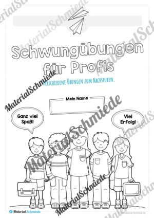 Schwungübungen: Aufgaben für Profis (Vorschau 01)