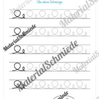 Schwungübungen: Aufgaben für Profis (Vorschau 02 mit Linien)