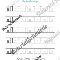 Schwungübungen: Aufgaben für Profis (Vorschau 03 mit Linien)