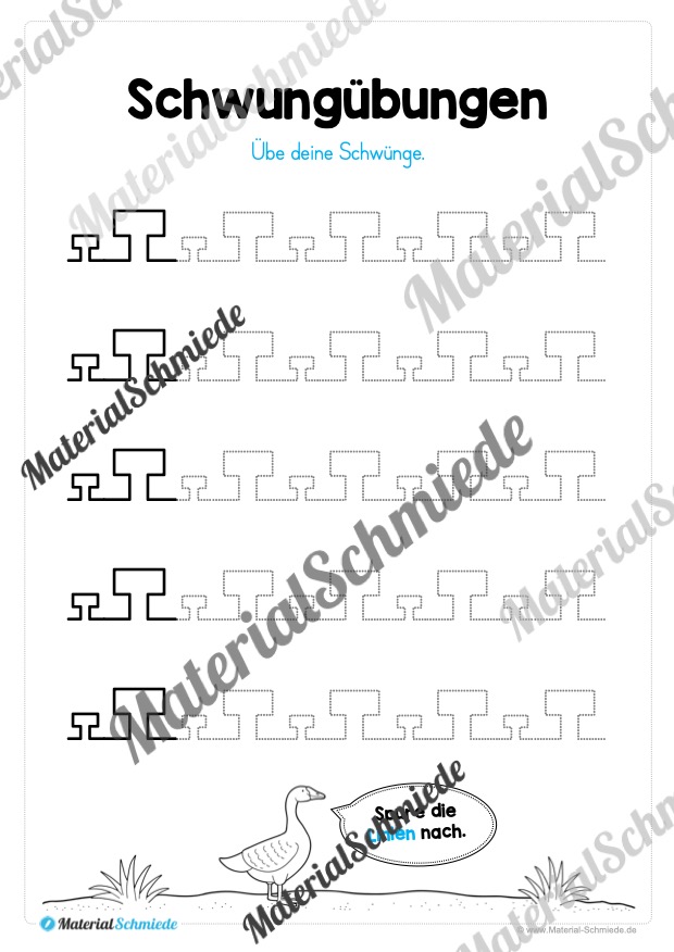 Schwungübungen: Aufgaben für Profis (Vorschau 10)