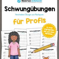 Schwungübungen: Aufgaben für Profis (12 Arbeitsblätter)